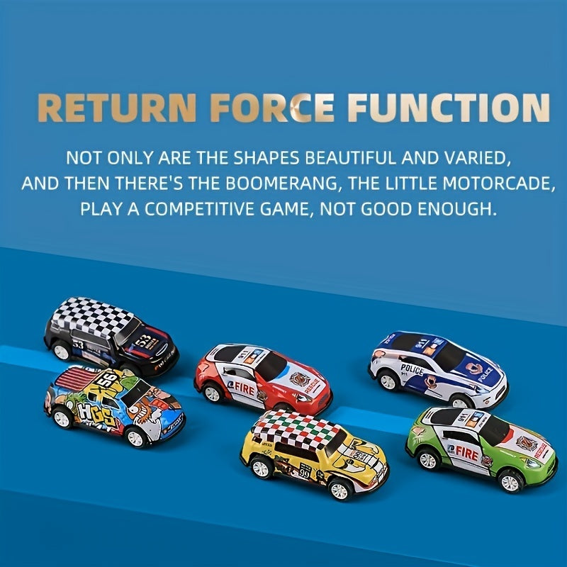 A 50-piece Alloy Toy Car Set with a Storage Box and A Foldable Play Mat