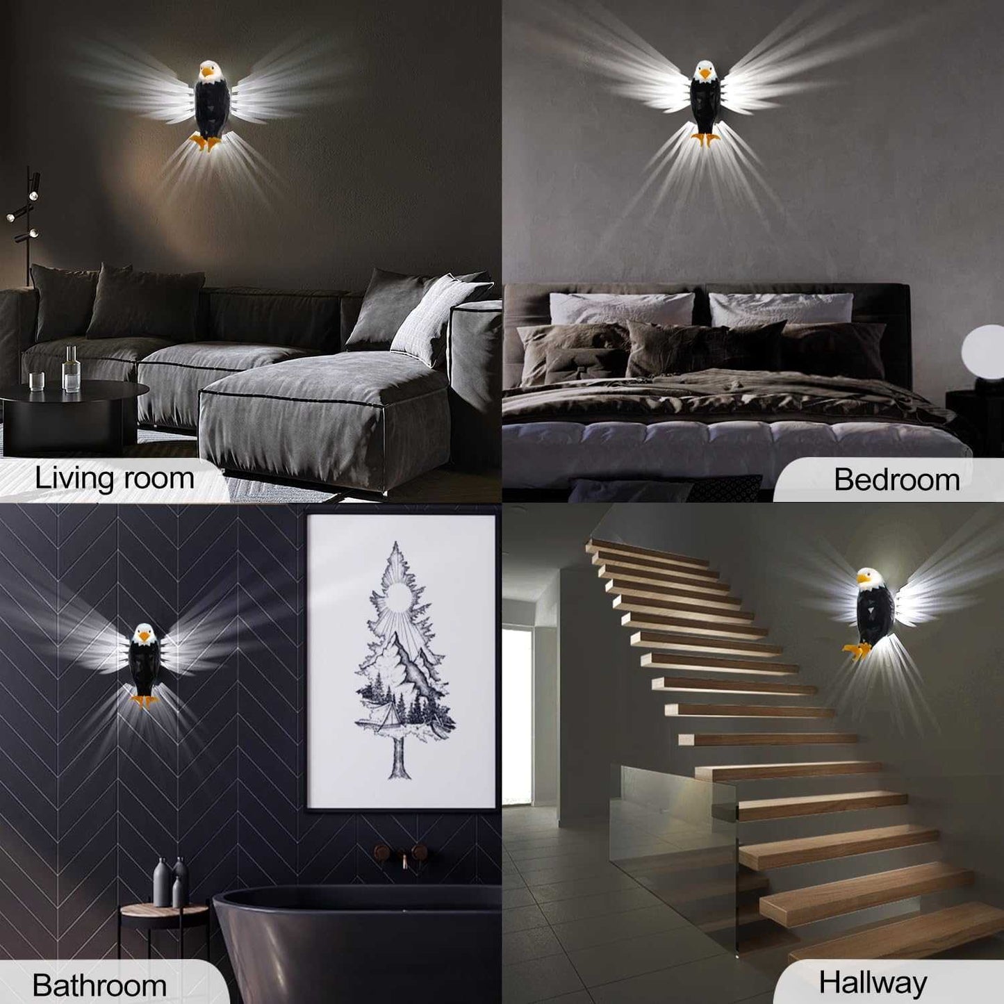Portable Eagle lamp