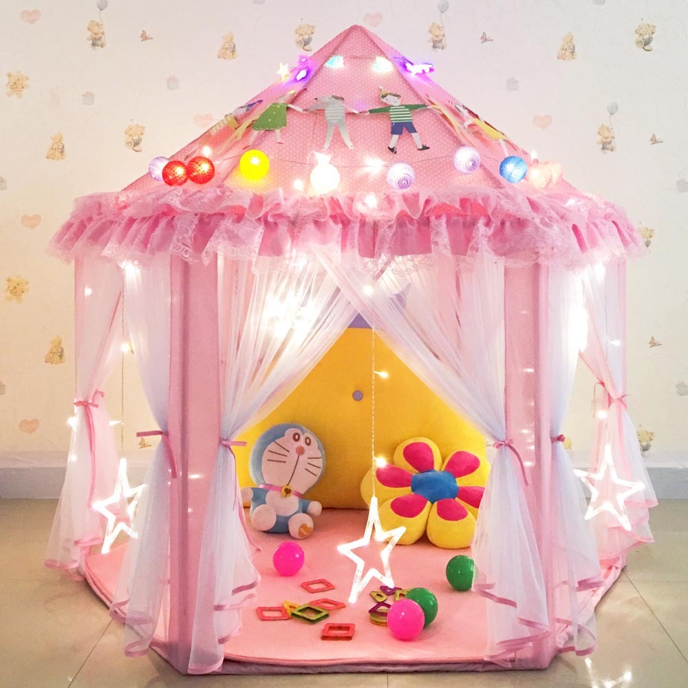 Portable Girls Princess Castle