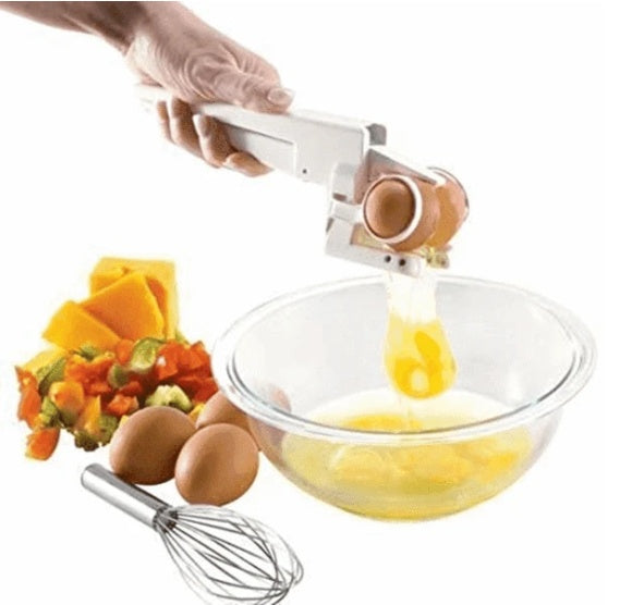 Egg Breaker Egg Opener Creative Egg Separator Tool Kitchen Gadgets
