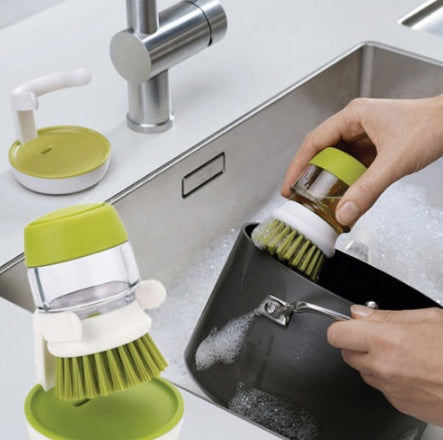 Dish & Pot Brush with Soap Dispenser