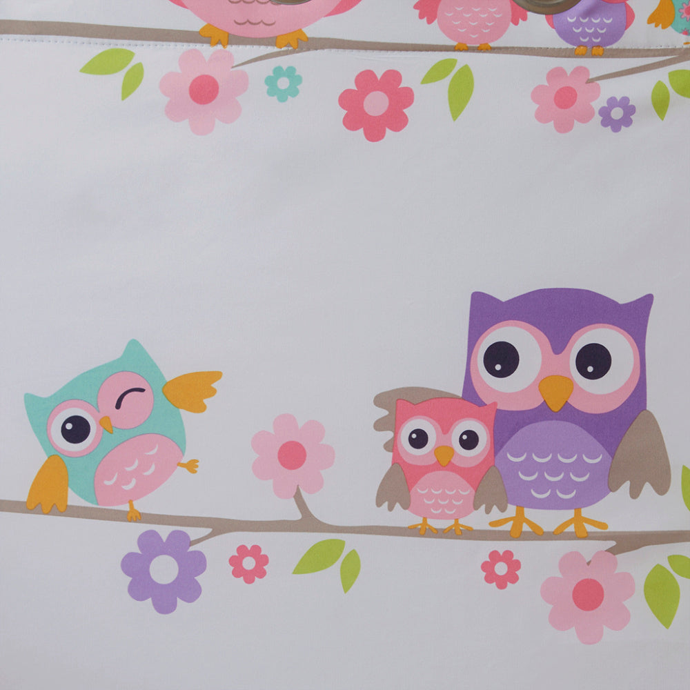 Owl Printed Blackout Curtain Panel(Only 1 Pc Panel)