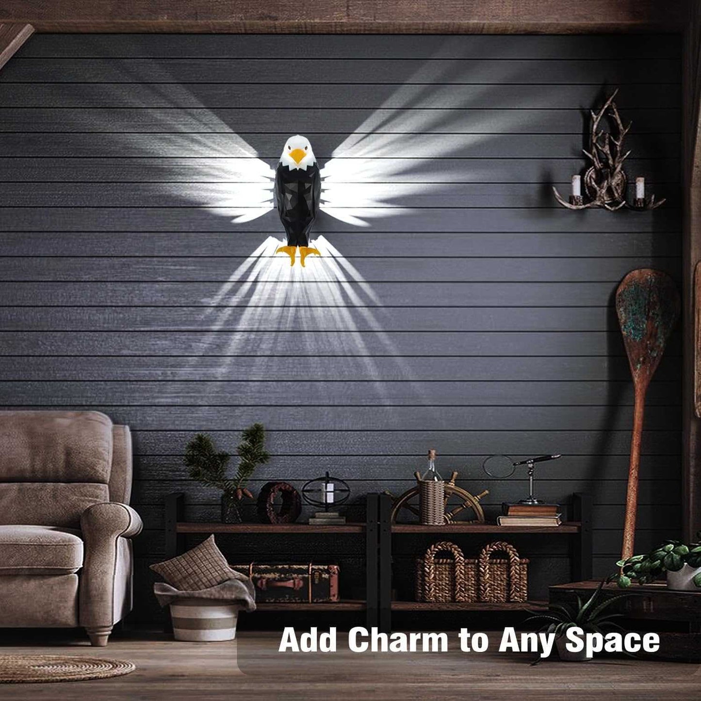 Portable Eagle lamp