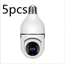 Wi-Fi CAMERA 1080P Bulb 4X Zoom Camera E27 Home 5GWiFi Alarm Monitor