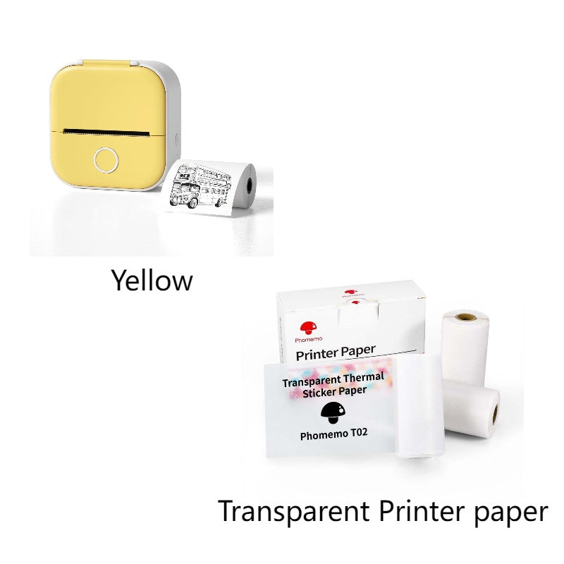 Portable Mini Thermal Label Printer | Bluetooth Price Tag & Photo Printer