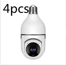 Wi-Fi CAMERA 1080P Bulb 4X Zoom Camera E27 Home 5GWiFi Alarm Monitor