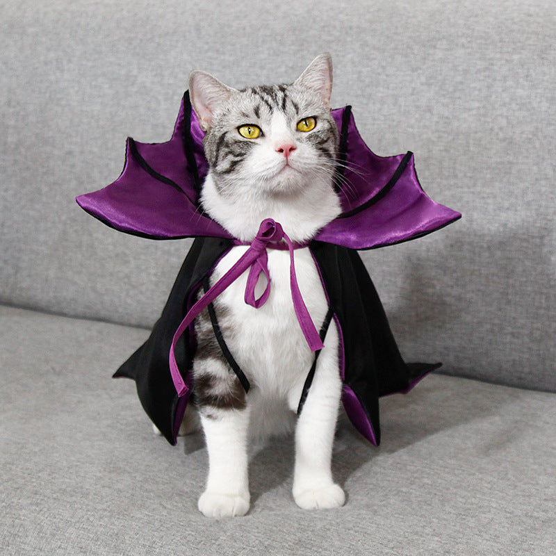 Halloween Cape Pet Dog Bat Shape-change Outfit Funny Clothes Holiday Costume Cat Clothes Cross-border Supplies