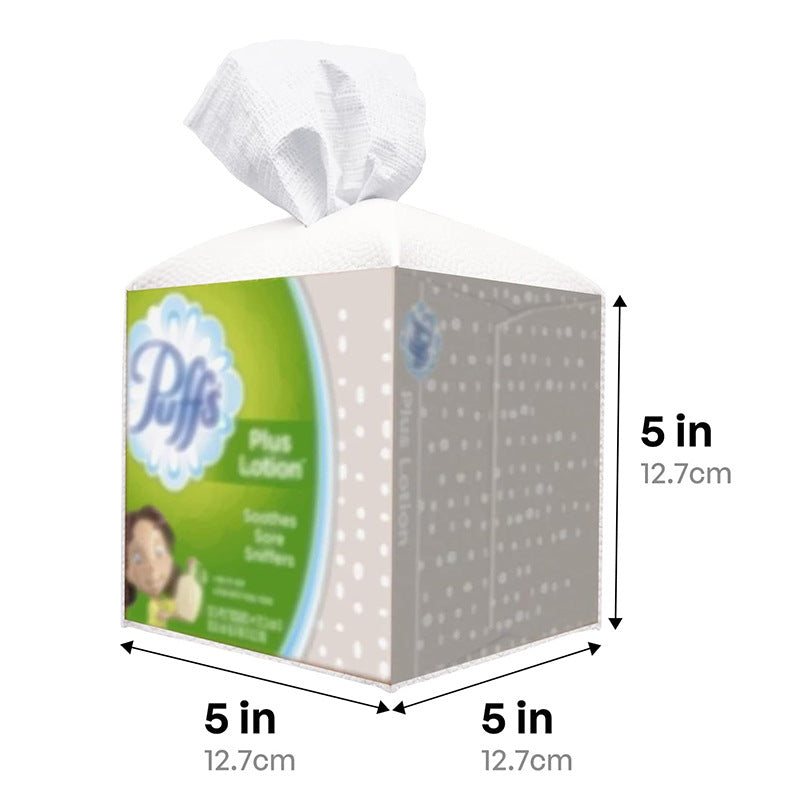Square Tissue Box 5 Inch Inchespu Leather European And American Tissue Paper Storage Box