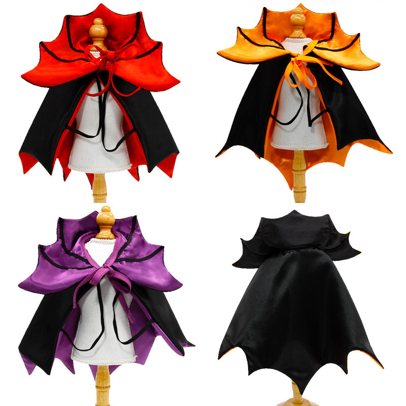 Halloween Cape Pet Dog Bat Shape-change Outfit Funny Clothes Holiday Costume Cat Clothes Cross-border Supplies