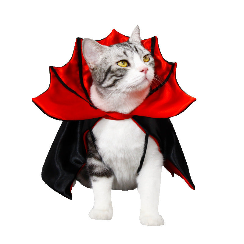 Halloween Cape Pet Dog Bat Shape-change Outfit Funny Clothes Holiday Costume Cat Clothes Cross-border Supplies