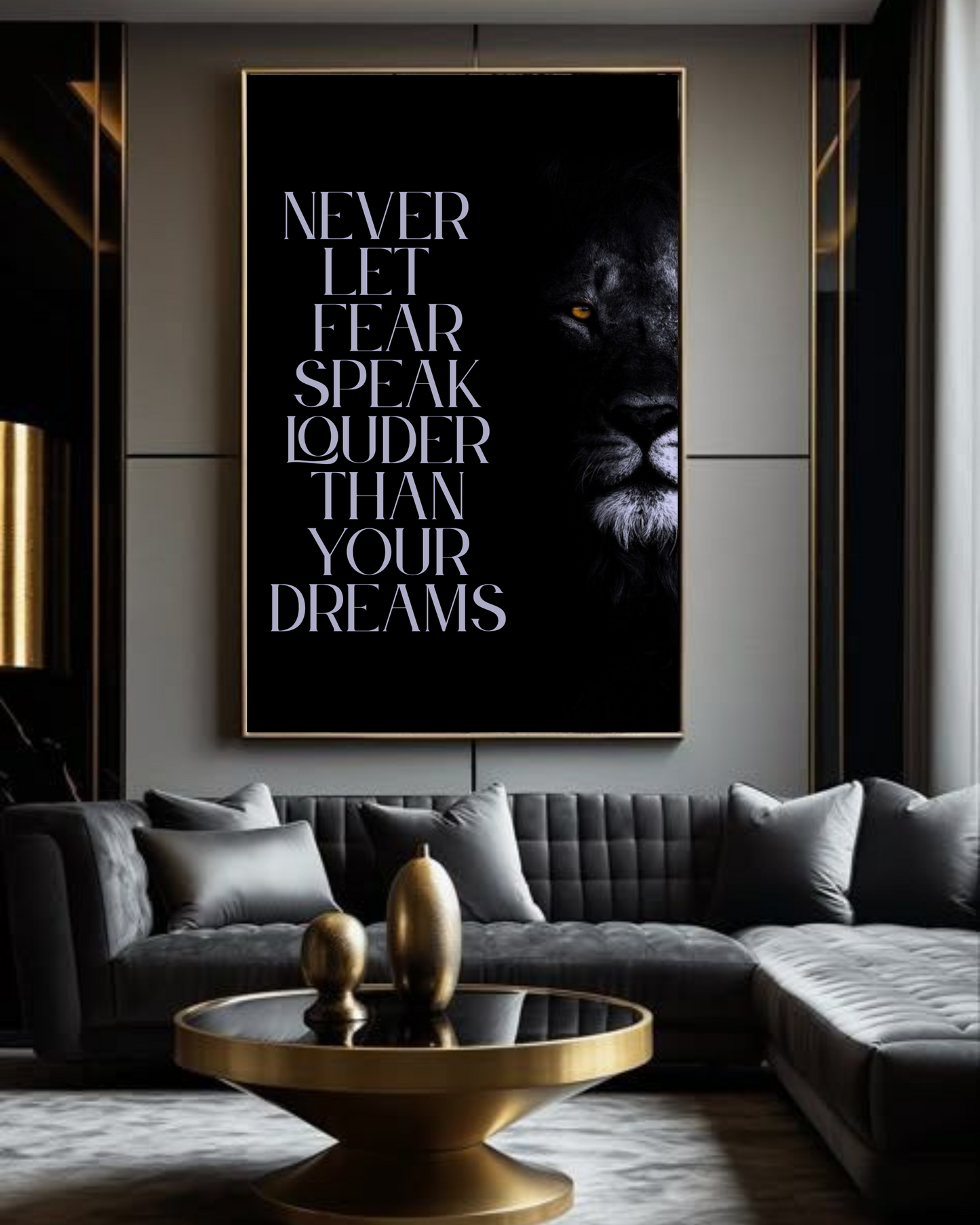 Motivational Wall Art Print – Inspirational Quote Canvas