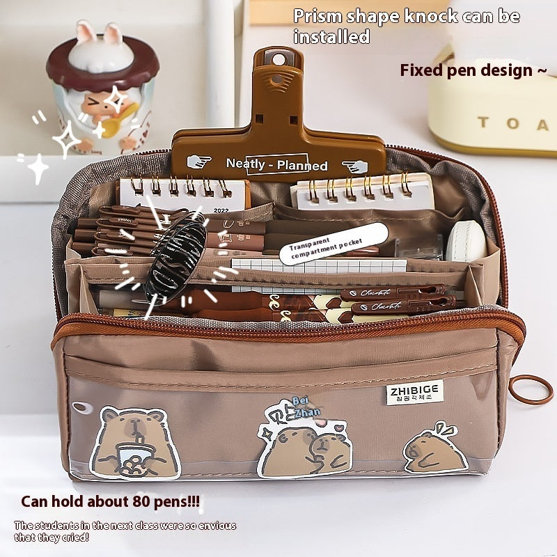 10-layer Large Capacity Transparent Pencil Case