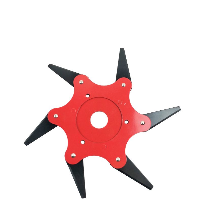 Six-leaf Cutter Head Grass Head Cross-border Special For Lawn Mower Accessories Brush Cutter Blade Universal Weeding Grass Knife