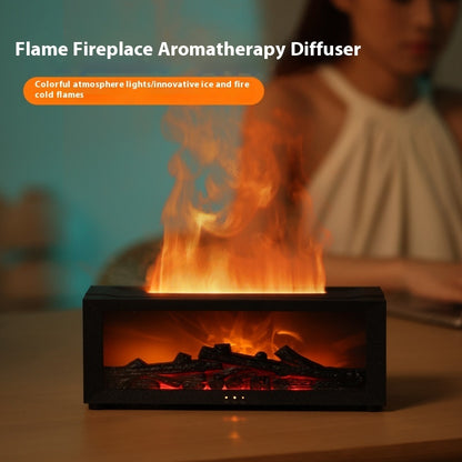 3D Flame Diffuser - Colorful Aromatherapy & Humidifier