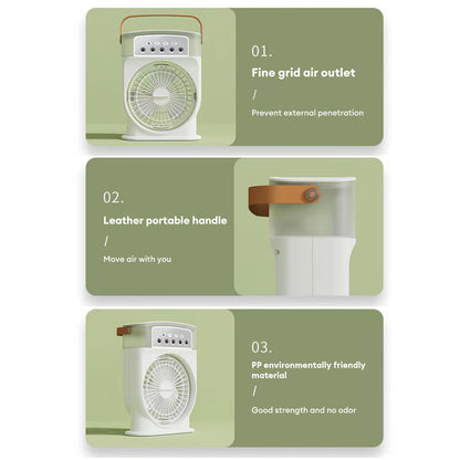 BritChill 7-Color USB Air Cooler & Humidifier