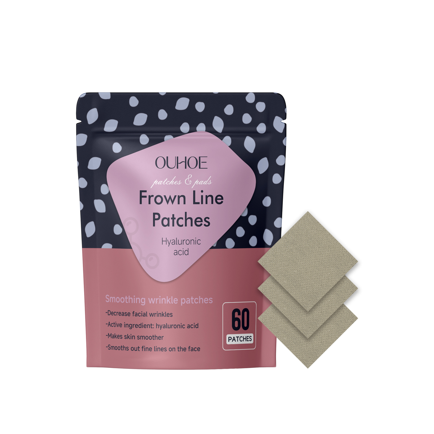 OUHOE Face Patch, Reduces Fine Lines on the Face with Eye Lines Facial Skin Moisturizing Care Patch
