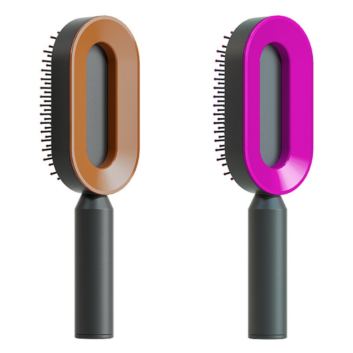 Self-Cleaning Hairbrush For Women One-key Cleaning Hair Loss Airbag Massage Scalp Comb Anti-Static Hairbrush