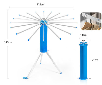 Household Floor Folding Clothes Drying Rack