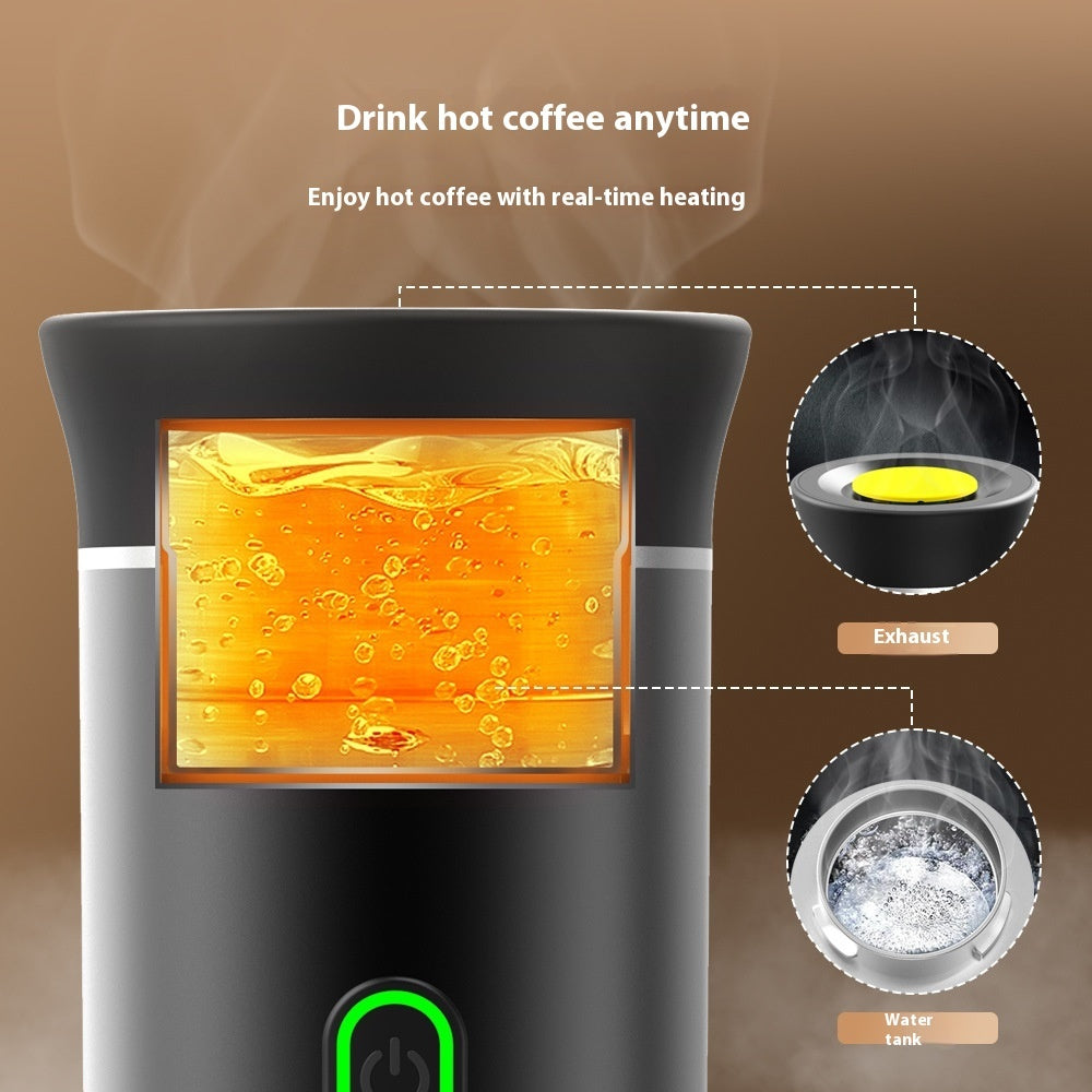 Portable electric espresso maker