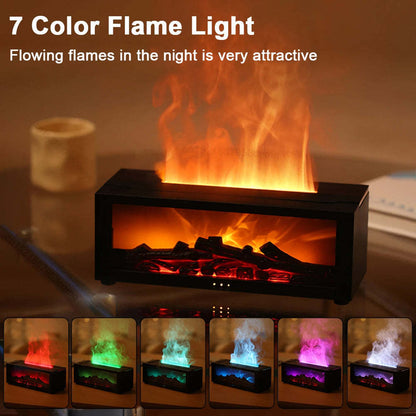 3D Flame Diffuser - Colorful Aromatherapy & Humidifier