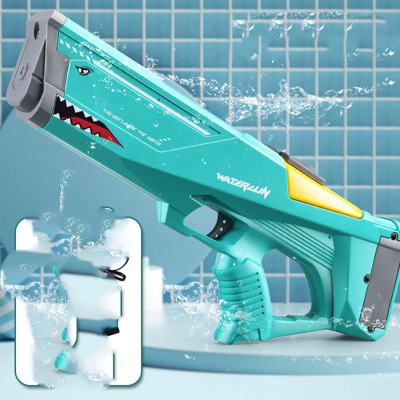 Automatic Electric Water Gun Toys Shark High Pressure Outdoor Summer Beach Toy Kids