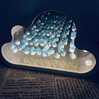 Cloud Tulip Mirror Night Light