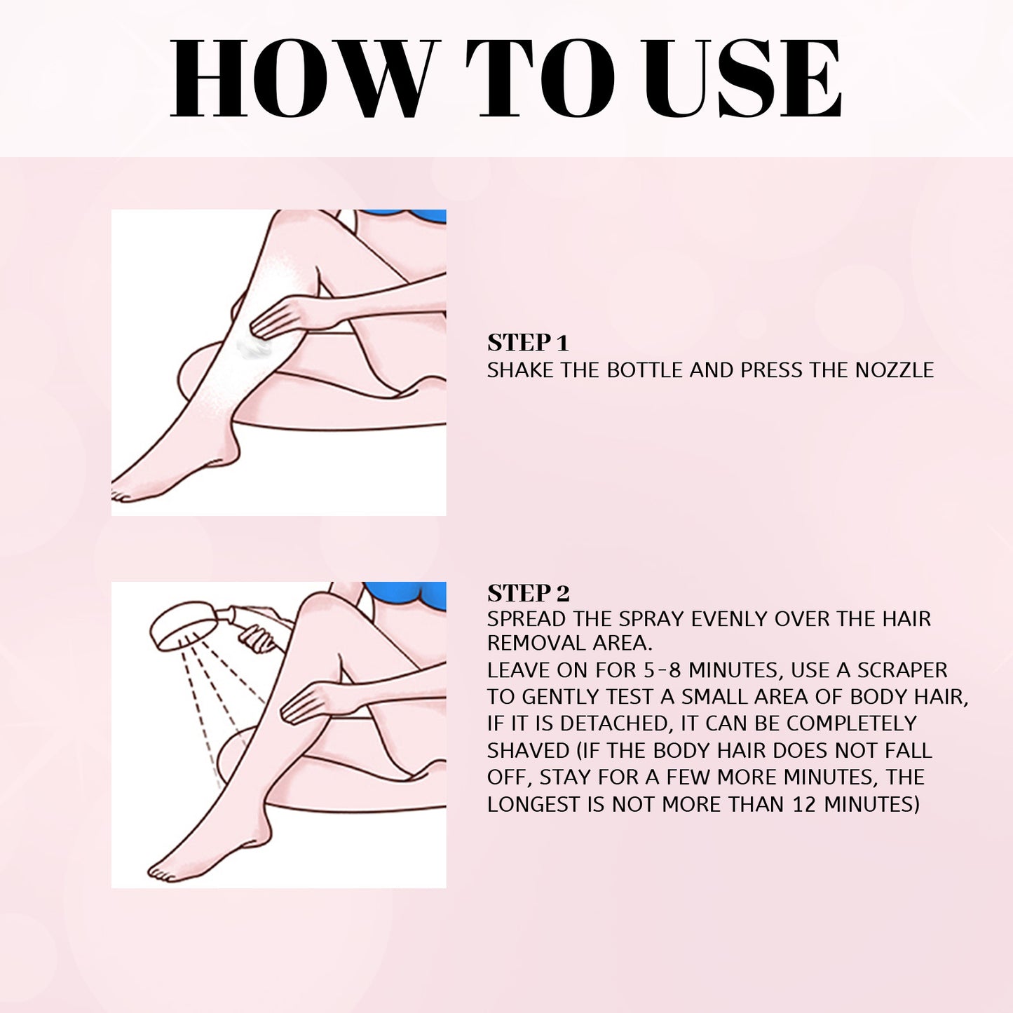 Hair Removal Spray Depilatory Armpit Hair And Legs Hair Foam Mousse And Removal Is Gentle Hair Cream Spray Non-irritating