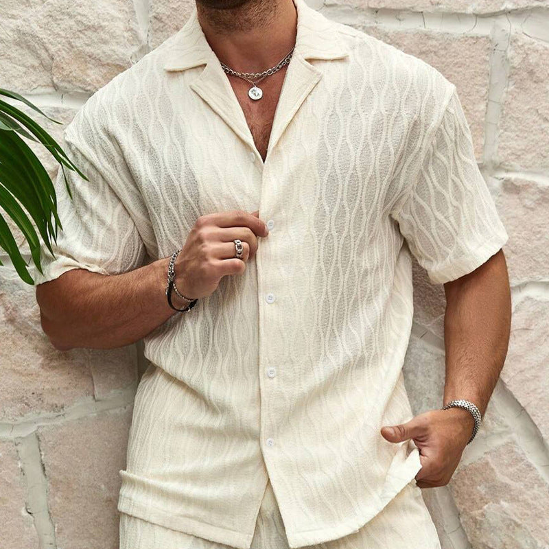 Men Summer Fashion Loose Casual Two Pieces