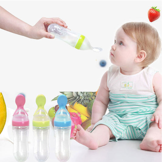 baby feeding squeeze spoon