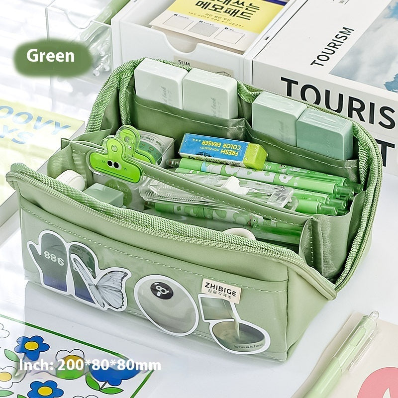 10-layer Large Capacity Transparent Pencil Case