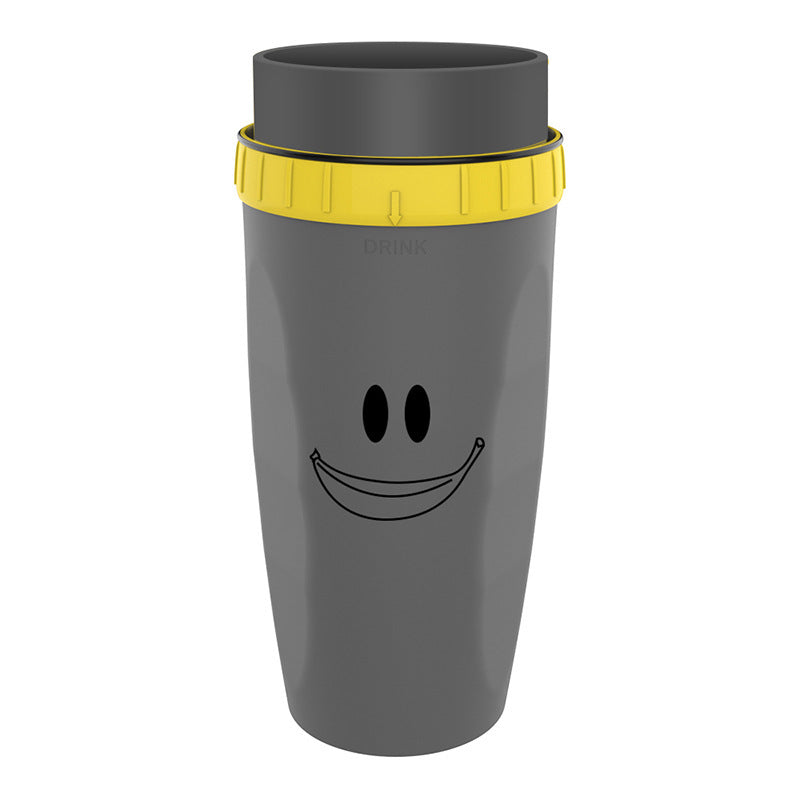 No Cover Twist Cup Travel Portable Cup Double Insulation Tumbler Straw Sippy Water Bottles Portable for Children Adults