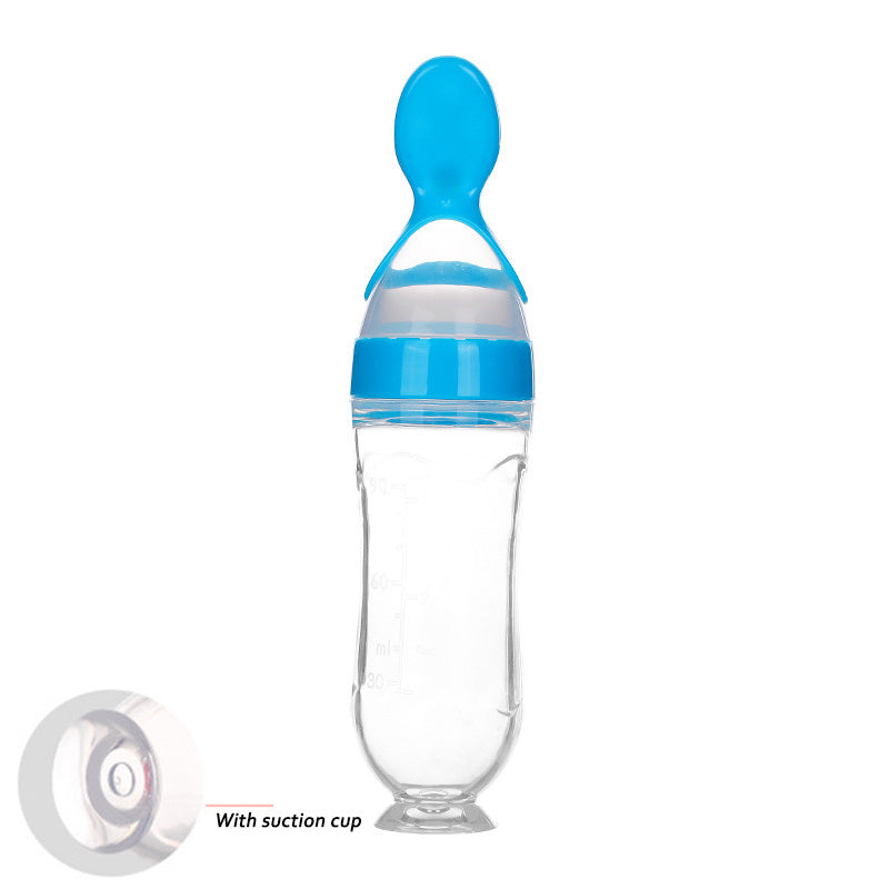 baby feeding squeeze spoon