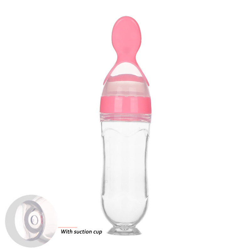 baby feeding squeeze spoon