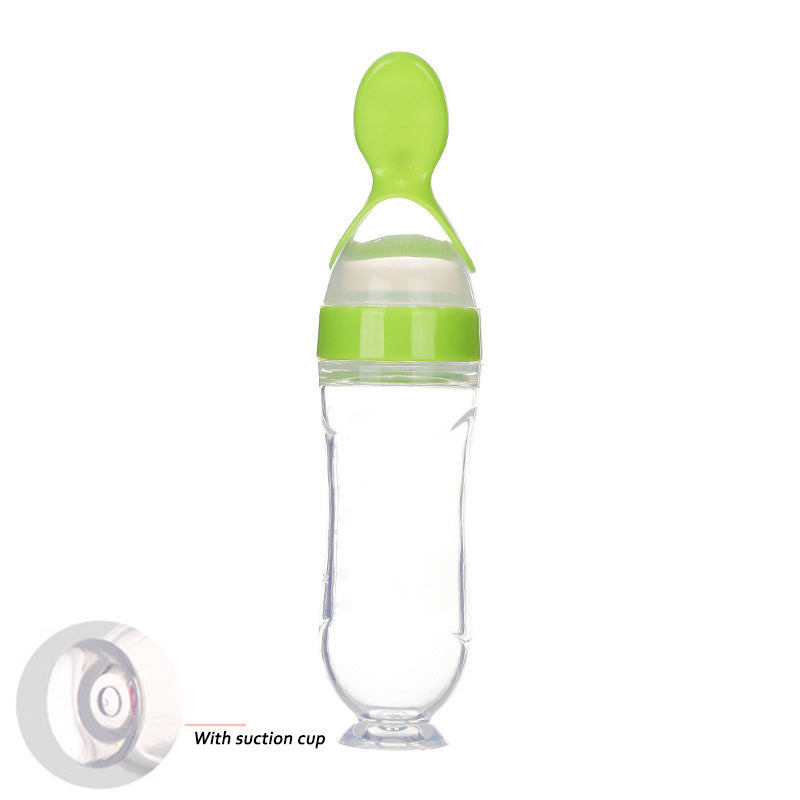 baby feeding squeeze spoon