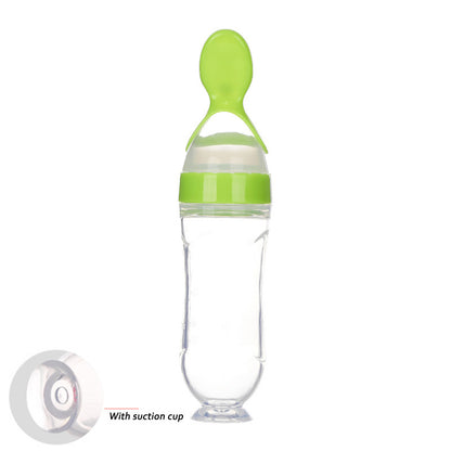 baby feeding squeeze spoon
