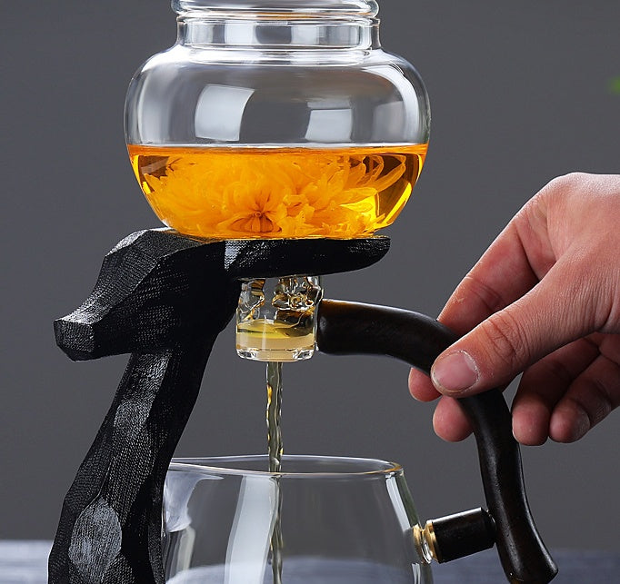 Magnetic Tea Brewing Maker Glass Tea Set