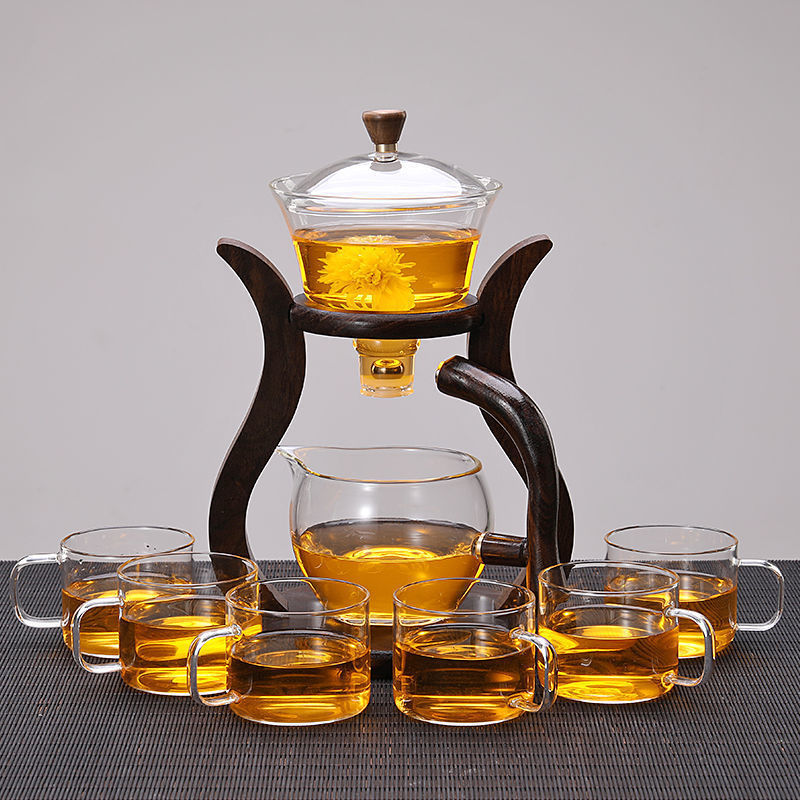 Magnetic Tea Brewing Maker Glass Tea Set