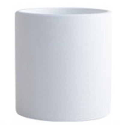 Nordic Industrial Style Colorful Ceramic Flowerpot Succulent Planter Green Plants Cylindrical Shape Flowerpot with Hole Tray