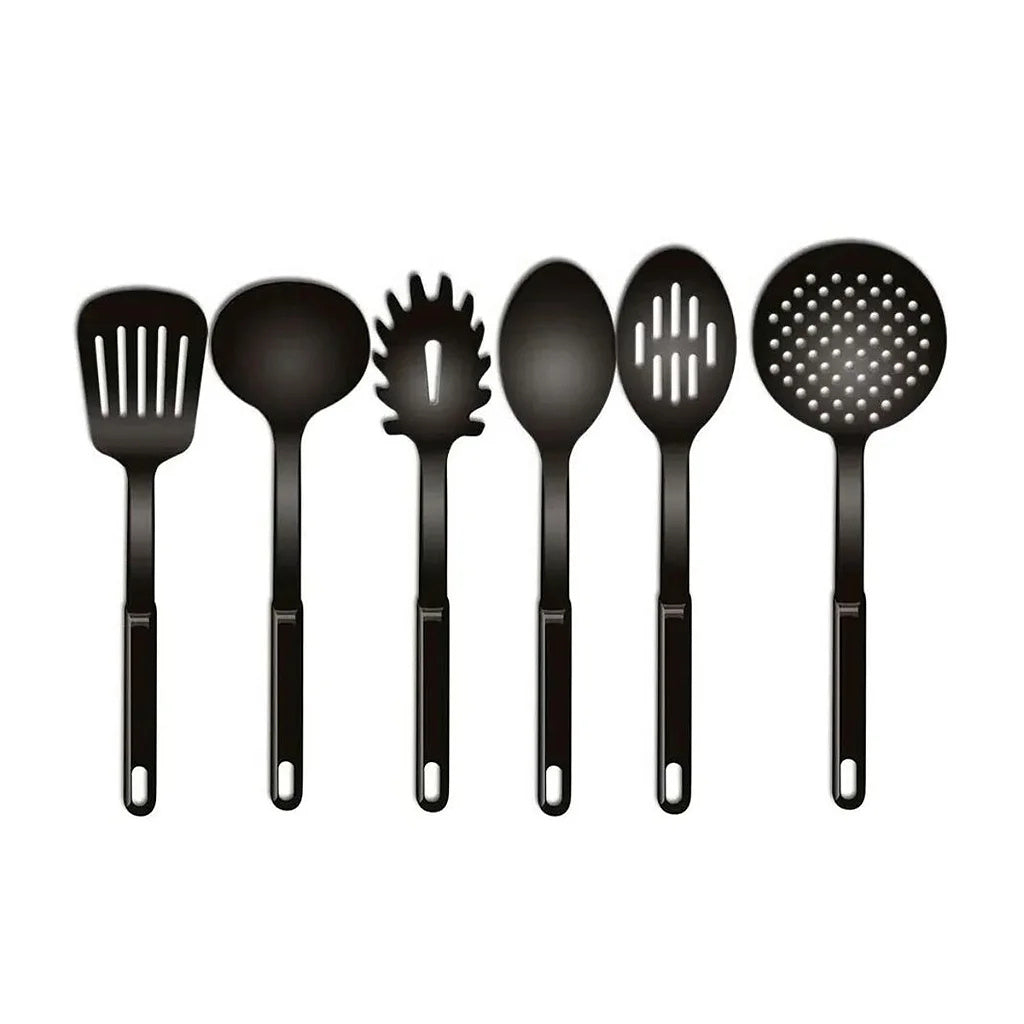 Set Kitchen Utensils Kit Spoon Shell Sculpture Spatula Grippers