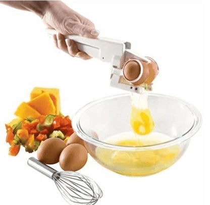 Egg Breaker Egg Opener Creative Egg Separator Tool Kitchen Gadgets