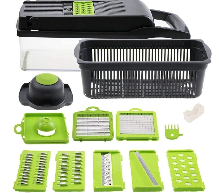 15 In 1 Vegetable Chopper, Salad Fruit Vegetable Food Chopper Slicer