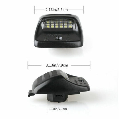 2x RED OLED TUBE LED License Plate Light Lamp For 2005-15 Tacoma Tundra