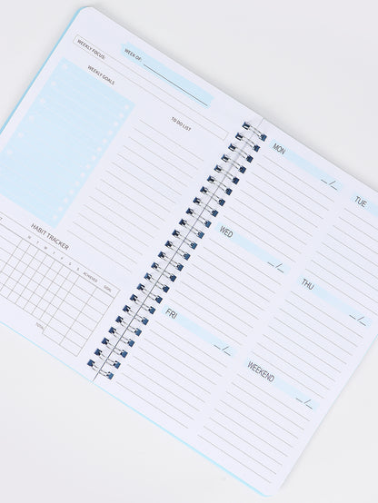 Self-filled Schedule Notebook