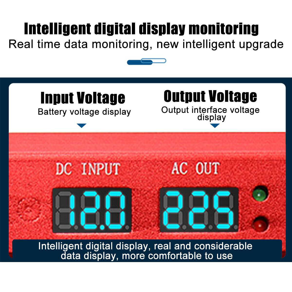 6000W Car Power Inverter Converter DC 12V To AC 240V 4 USB 2 UK Socket Sine Wave