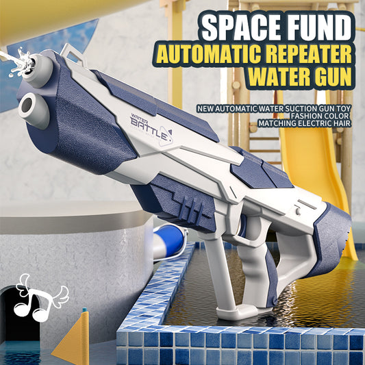 Space Water Gun Electric Automatic Water Absorption Water Fights Toy Outdoor Beach Swimming Pool Bath Toys for Children Kid Gift