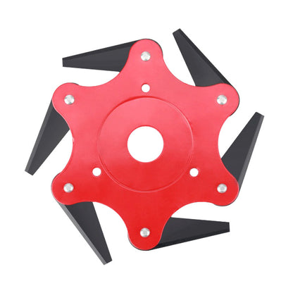 Six-leaf Cutter Head Grass Head Cross-border Special For Lawn Mower Accessories Brush Cutter Blade Universal Weeding Grass Knife