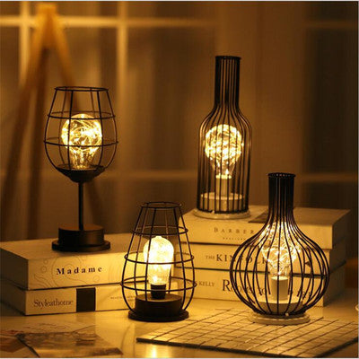 Minimalist hollow table lamps,Kitchen decor in home decor