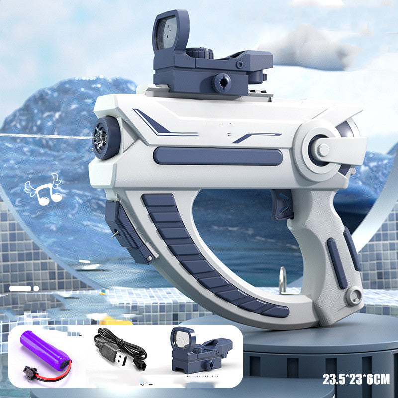 Space Water Gun Electric Automatic Water Absorption Water Fights Toy Outdoor Beach Swimming Pool Bath Toys for Children Kid Gift