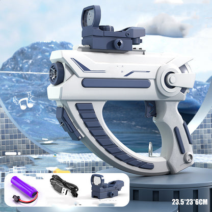 Space Water Gun Electric Automatic Water Absorption Water Fights Toy Outdoor Beach Swimming Pool Bath Toys for Children Kid Gift