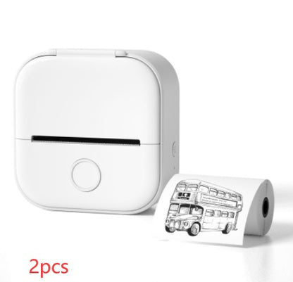 Portable Mini Thermal Label Printer | Bluetooth Price Tag & Photo Printer